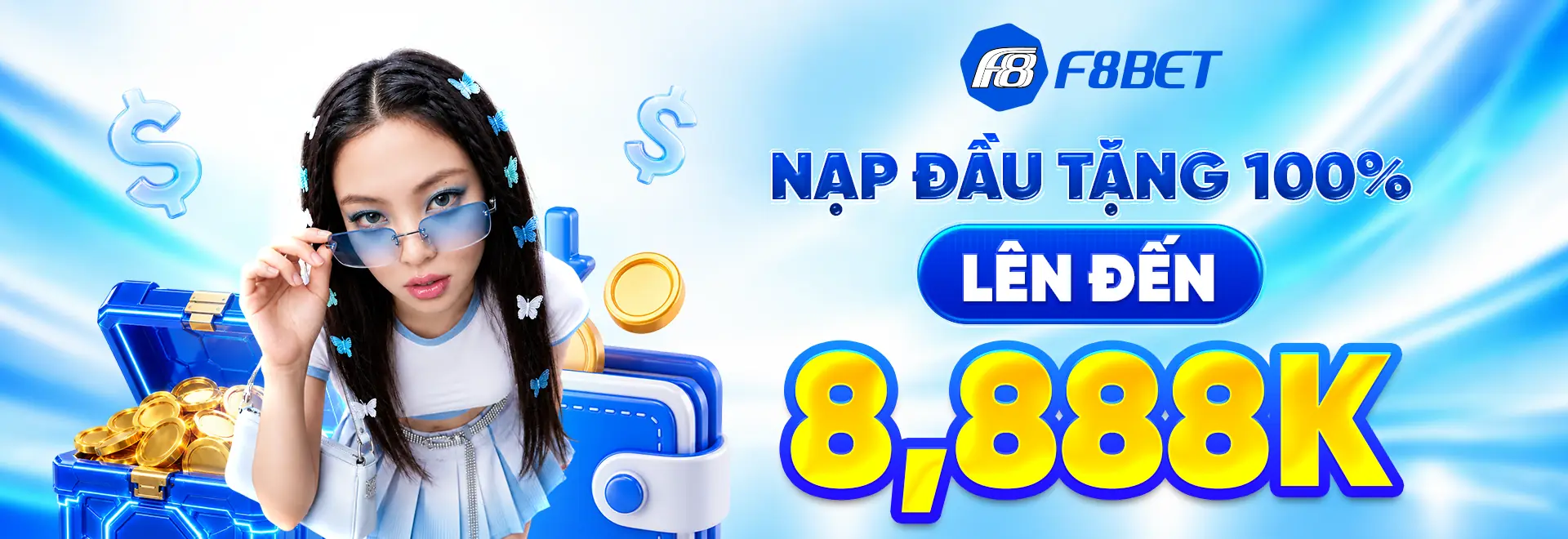 sự kiện nạp đầu tại f8bet casino nhận 8888k